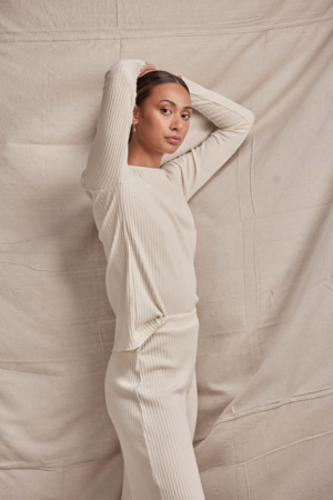 Lois Hazel Pillar Pant - Cream Lois Hazel Pillar Pant - Cream
