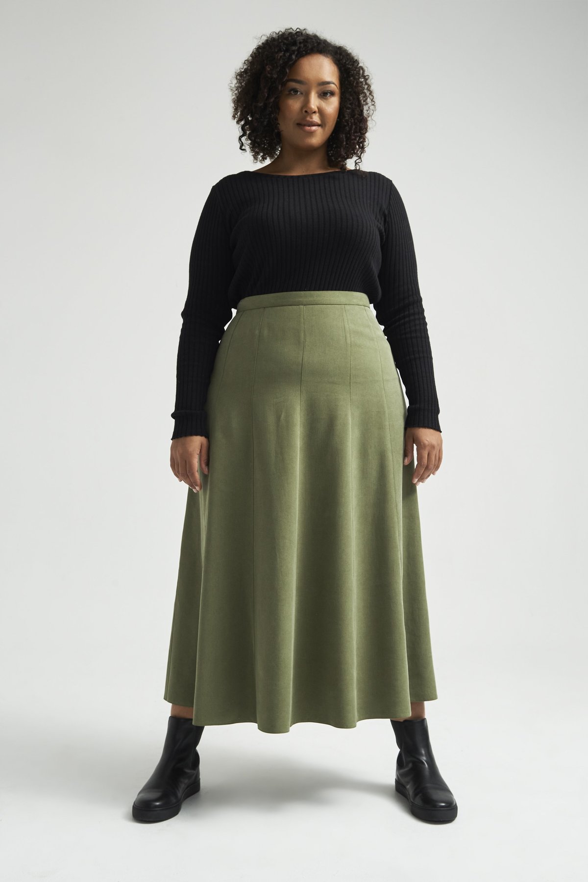 Lois Hazel Apollonia Skirt - Moss - Image 2 of 8