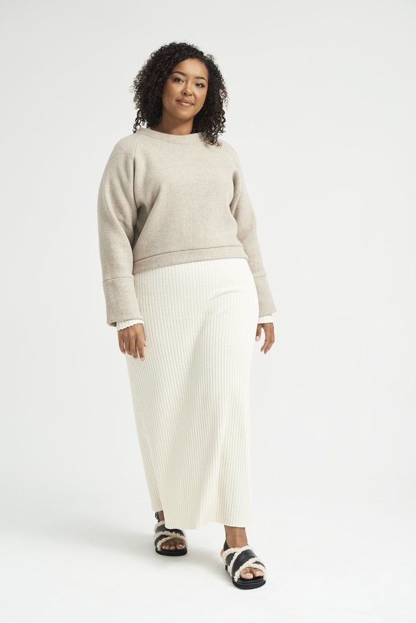 Lois Hazel Pillar Jumper - Pebble Lois Hazel Pillar Jumper - Pebble