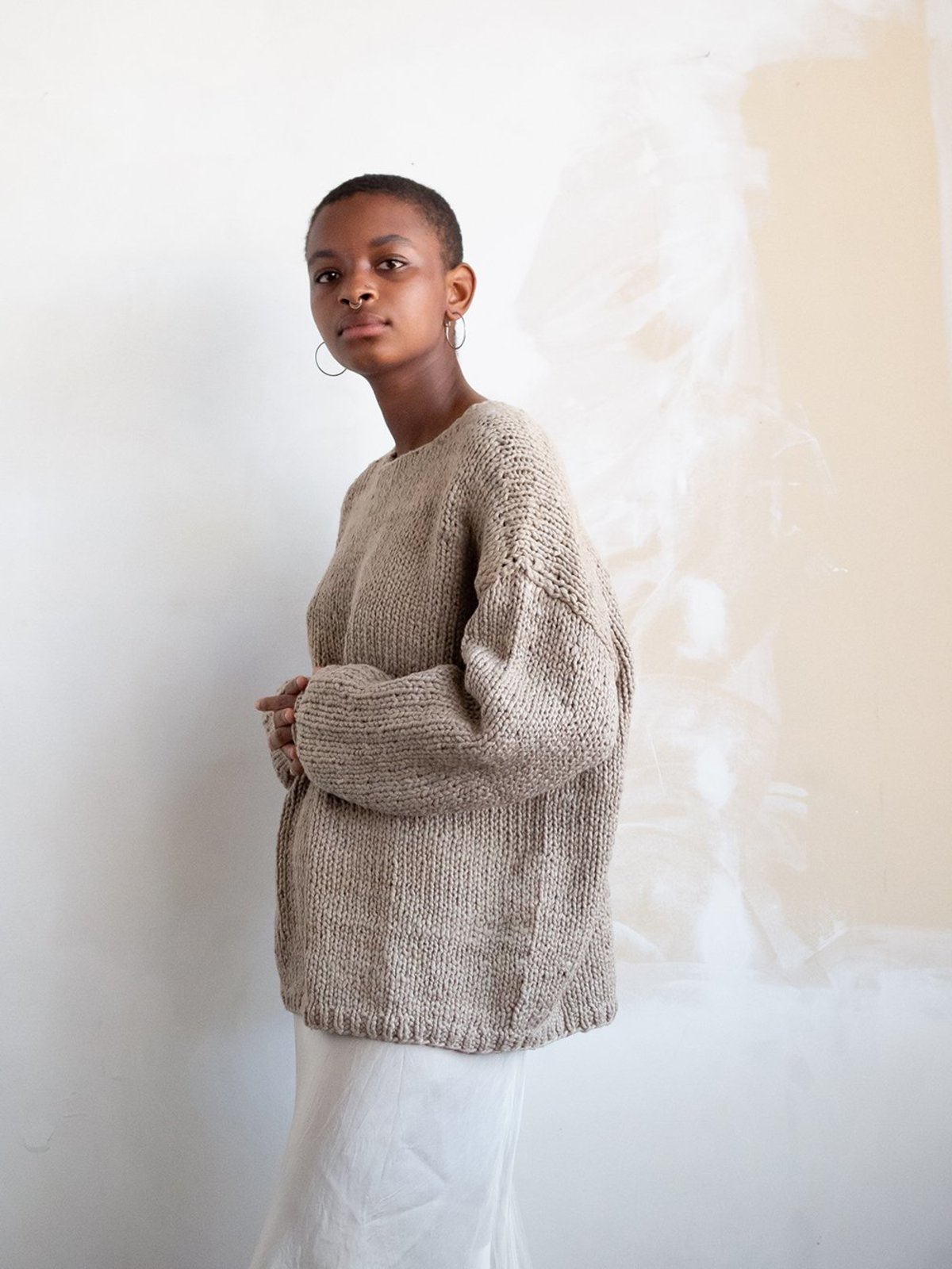 Lauren Manoogian Handknit Pullover - Sepia | Garmentory