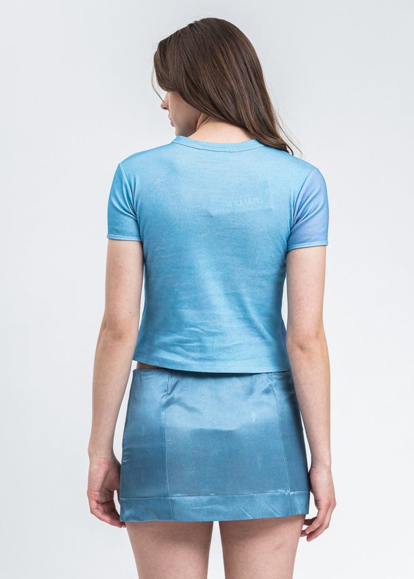 Ashley Williams Cat T-Shirt - Blue | Garmentory