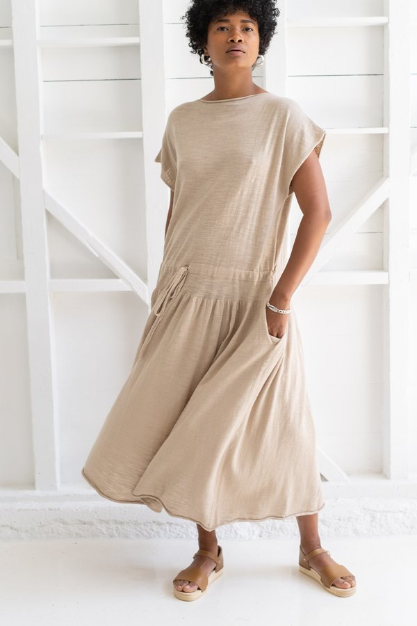 Lauren Manoogian Low Tier Dress - Greige | Garmentory