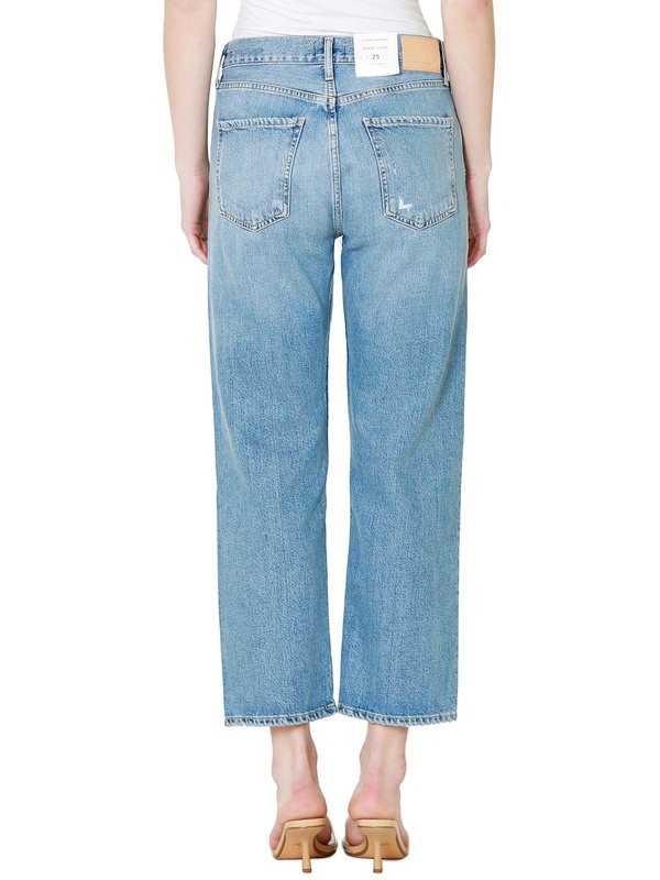 【関税込み】Citizens of Humanity ブルー Emery ジーンズ Citizens of Humanity Emery Crop Relaxed Straight Jeans | Shopbop