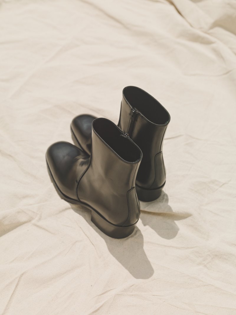 20FW LEMAIRE zipped boots コードバン 43 ブラック