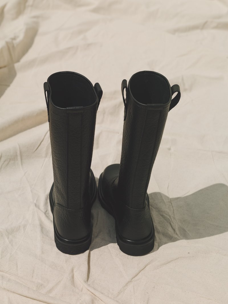 Marni Leather Engineer Boots - Black | Garmentory