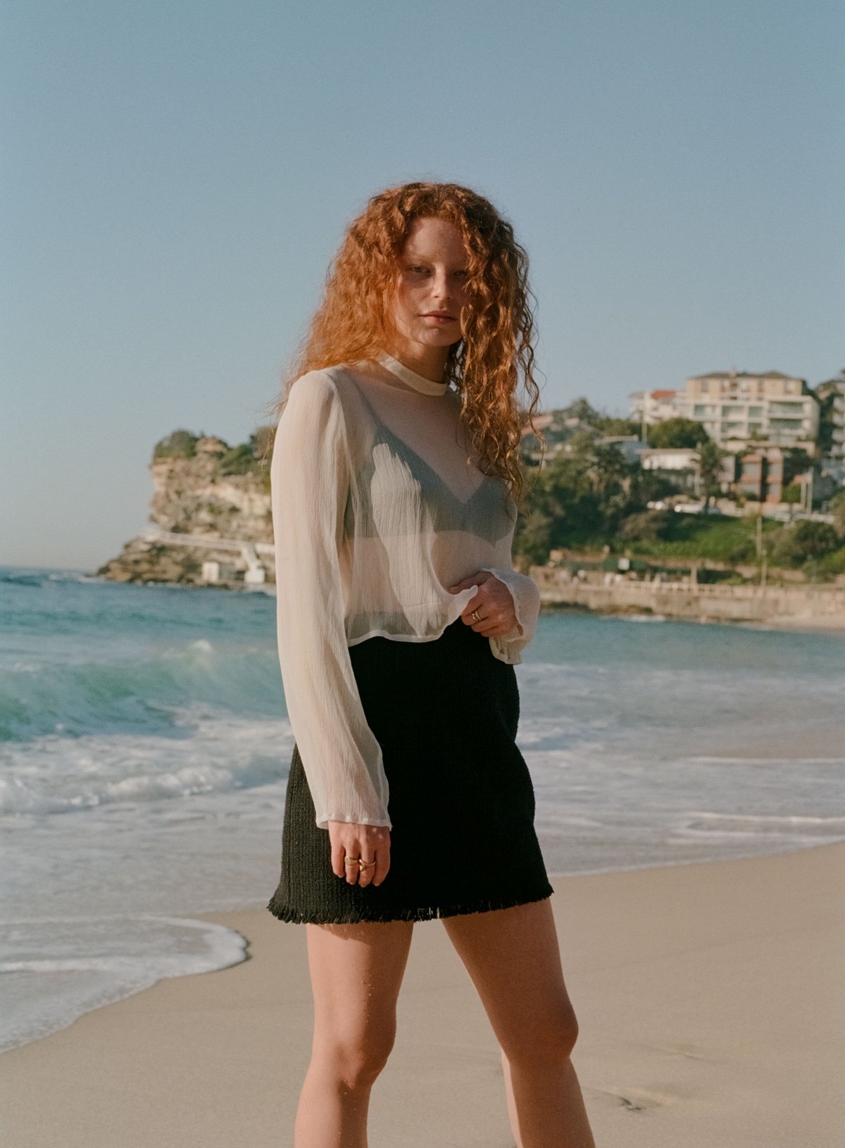 Annie Hamilton  RAW SILK MINISKIRT - Image 3 of 9