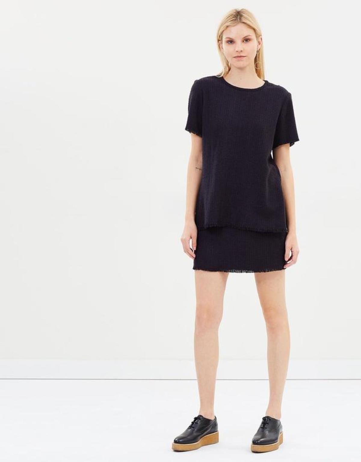 Annie Hamilton  RAW SILK MINISKIRT - Image 7 of 9