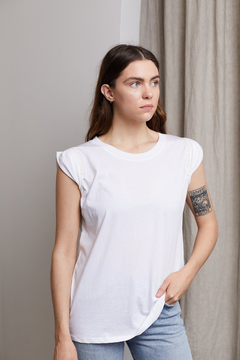 Rachel Comey Miles Tee - White | Garmentory