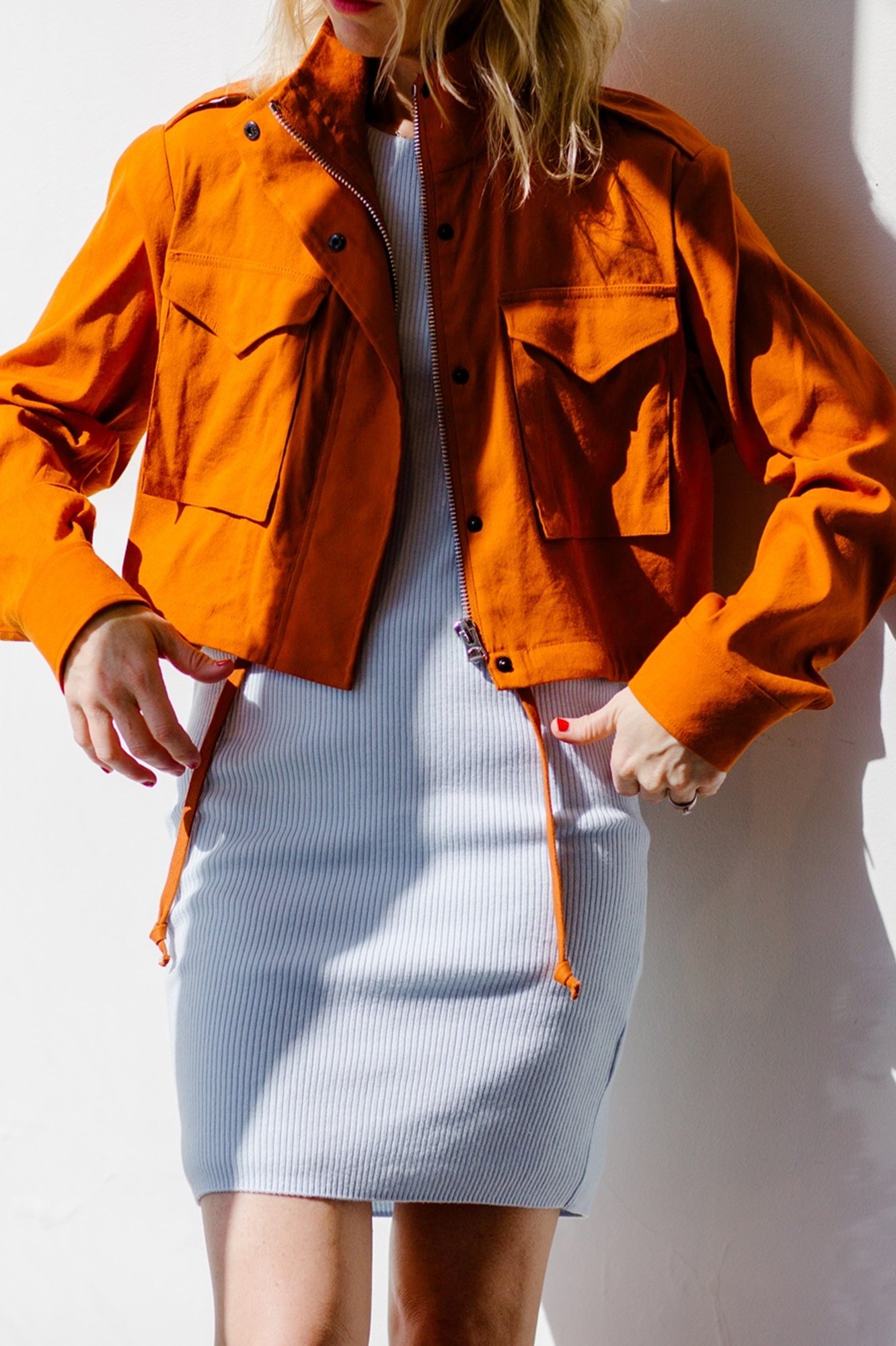 cropped m65 jacket
