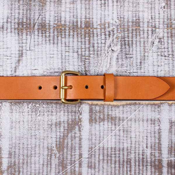 tanner leather belt