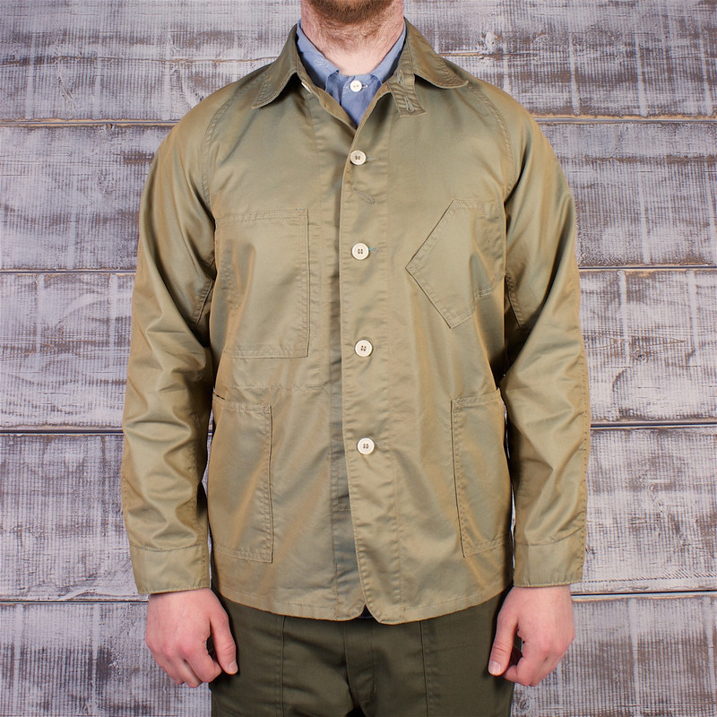 Post Overalls Sweetbear Jacket - Khaki/Olive French Twill | Garmentory