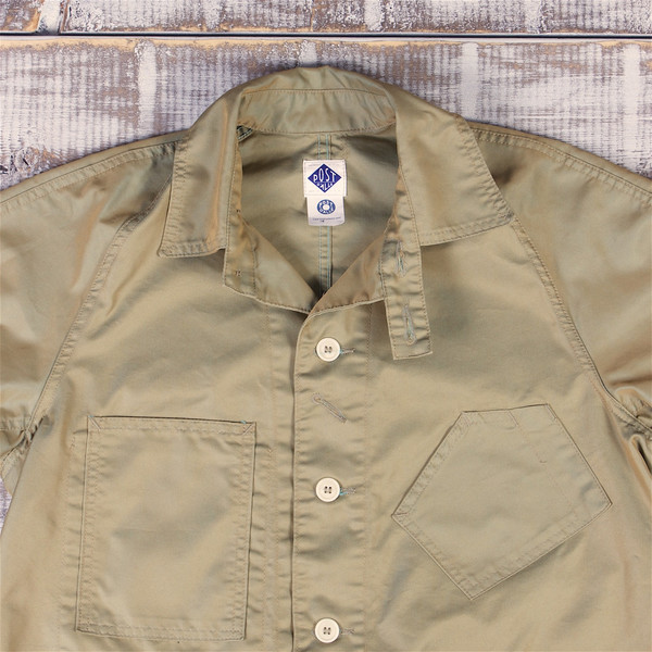 Post Overalls Sweetbear Jacket - Khaki/Olive French Twill | Garmentory