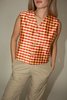 Coming of Age Vest - Red/Yellow Gingham - Thumbnail 2