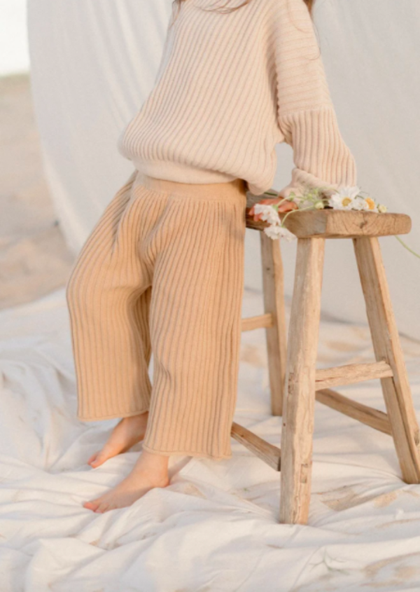 Illoura the Label Knit Pants Caramel Illoura the Label Knit Pants Caramel
