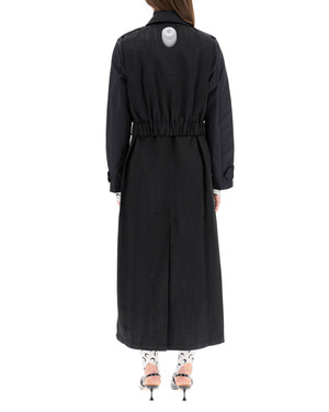 Marine Serre High Neck Trench Coat | Garmentory