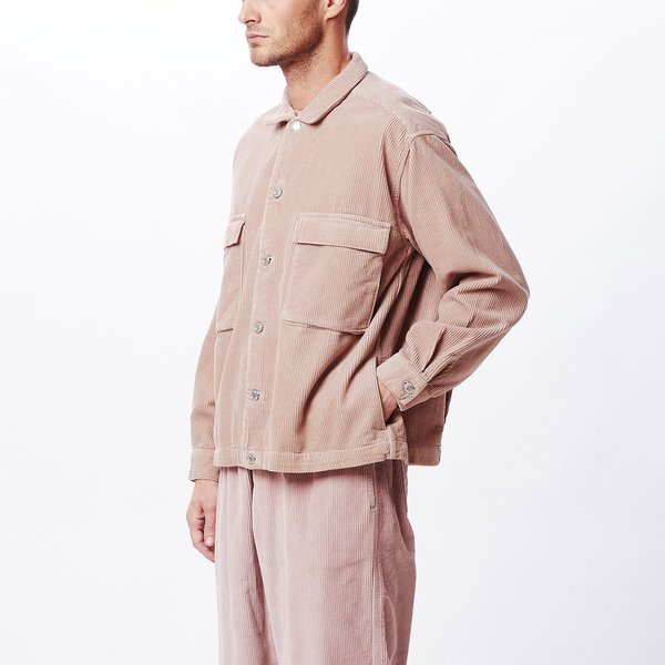Obey Theo Chord Shirt Jacket - Gallnut 