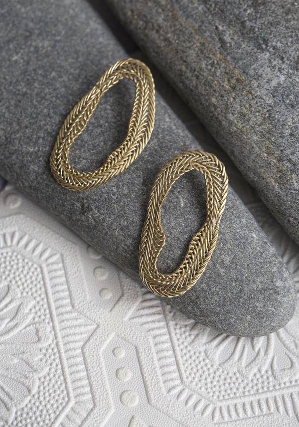 Stvdio Brooklyn No. 03 Earrings - brass Stvdio Brooklyn No. 03 Earrings - brass
