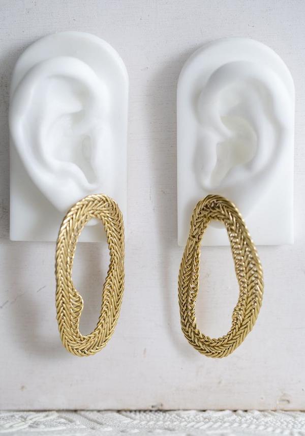 Stvdio Brooklyn No. 03 Earrings - brass Stvdio Brooklyn No. 03 Earrings - brass