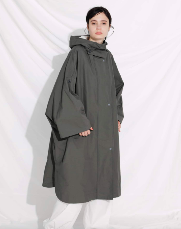 F/CE WATER-REPELLENT PONCHO - Charcoal | Garmentory