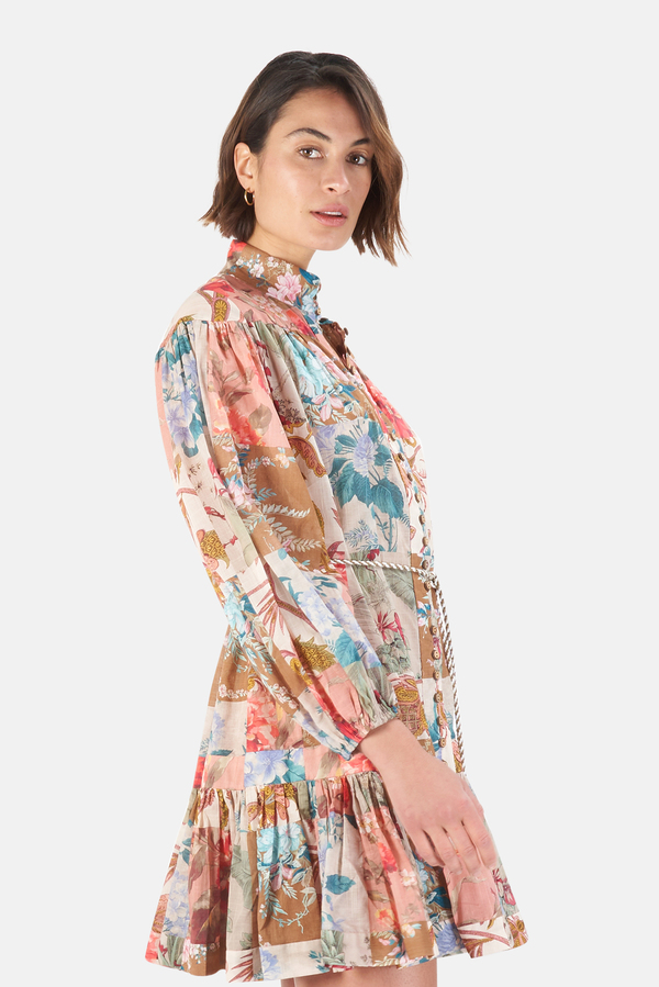 zimmermann drop waist dress cassia drop waist mini dress main image 0