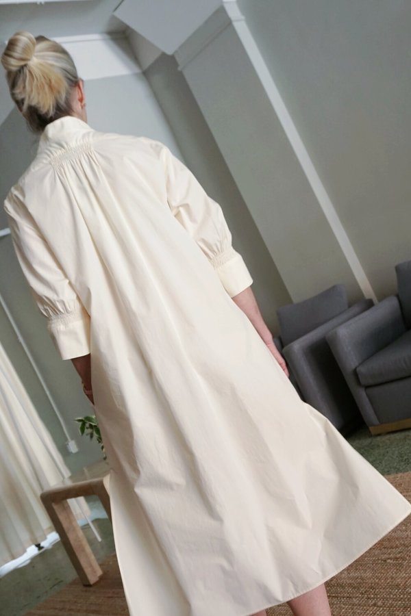 STUDIO NICHOLSON KNOLL DRESS - white | Garmentory