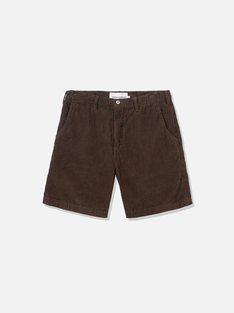 Corduroy Carpenter Walk Short Brown