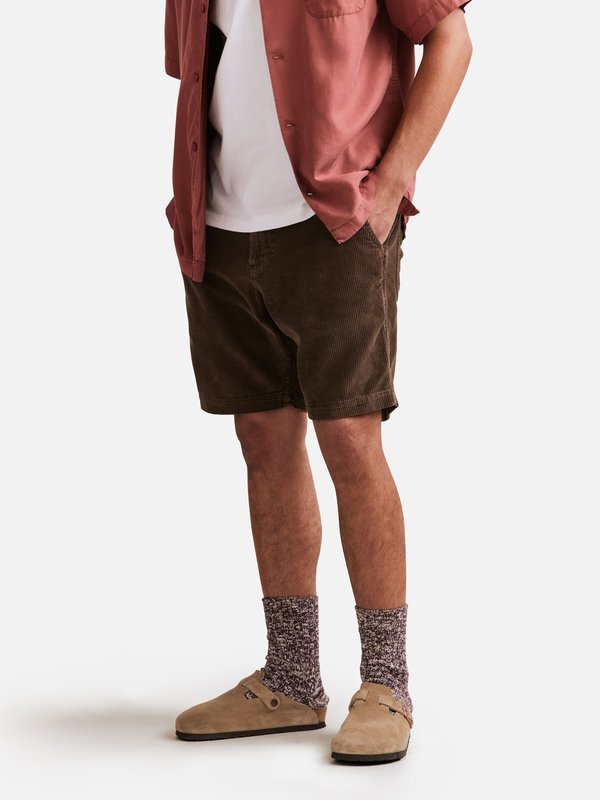 Corduroy Carpenter Walk Short Brown