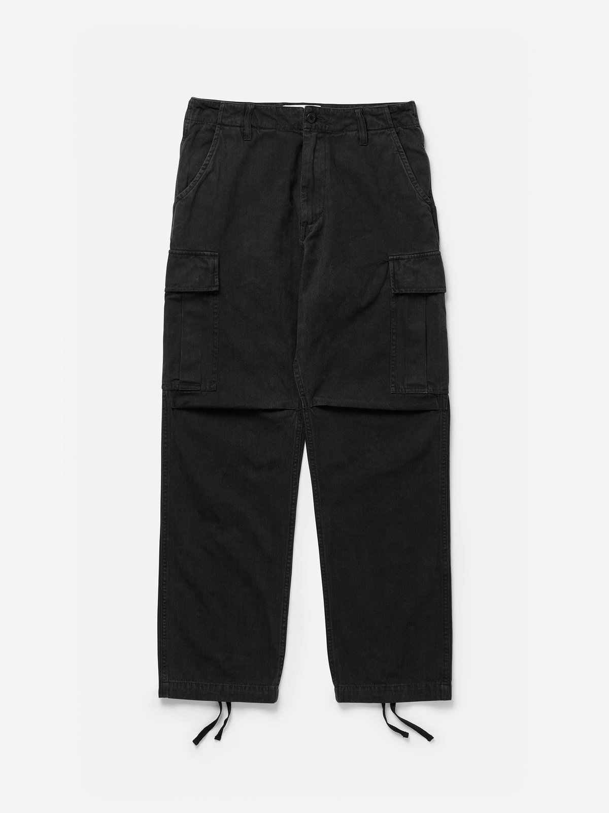 Herringbone Cargo Trousers