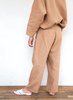 KAAREM Waxy Pleated Tapered Cropped Pant - Brown Sand - Thumbnail 9
