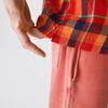 LACOSTE Check Cotton Fabric Shirt - Red/Orange/Blue - Thumbnail 6