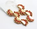 THIS ILK ANTHAZOA EARRINGS - TERRACOTTA - Thumbnail 2