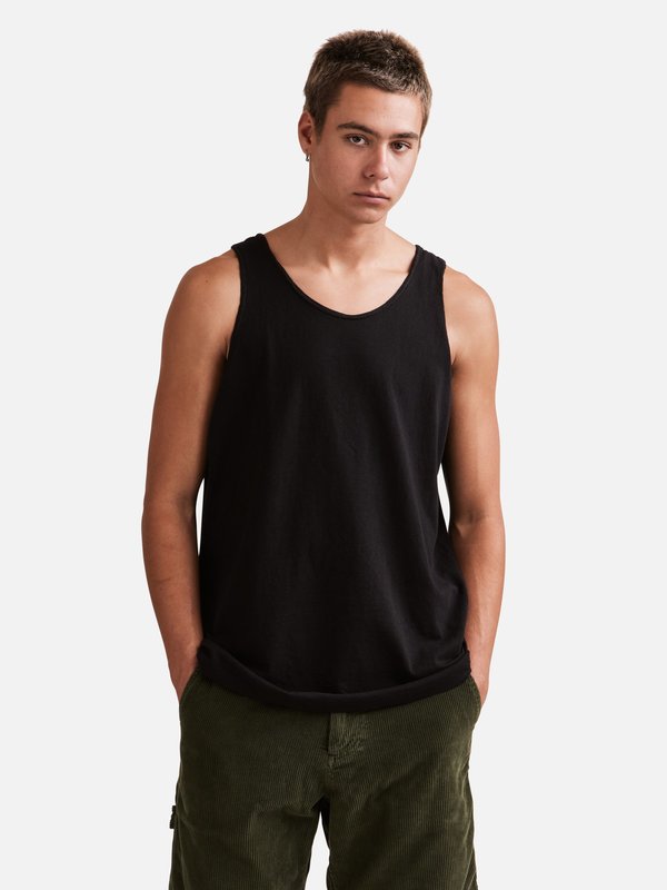 General Admission Loose Knit Tank Top - Black