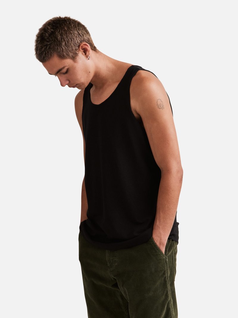 General Admission Loose Knit Tank Top - Black