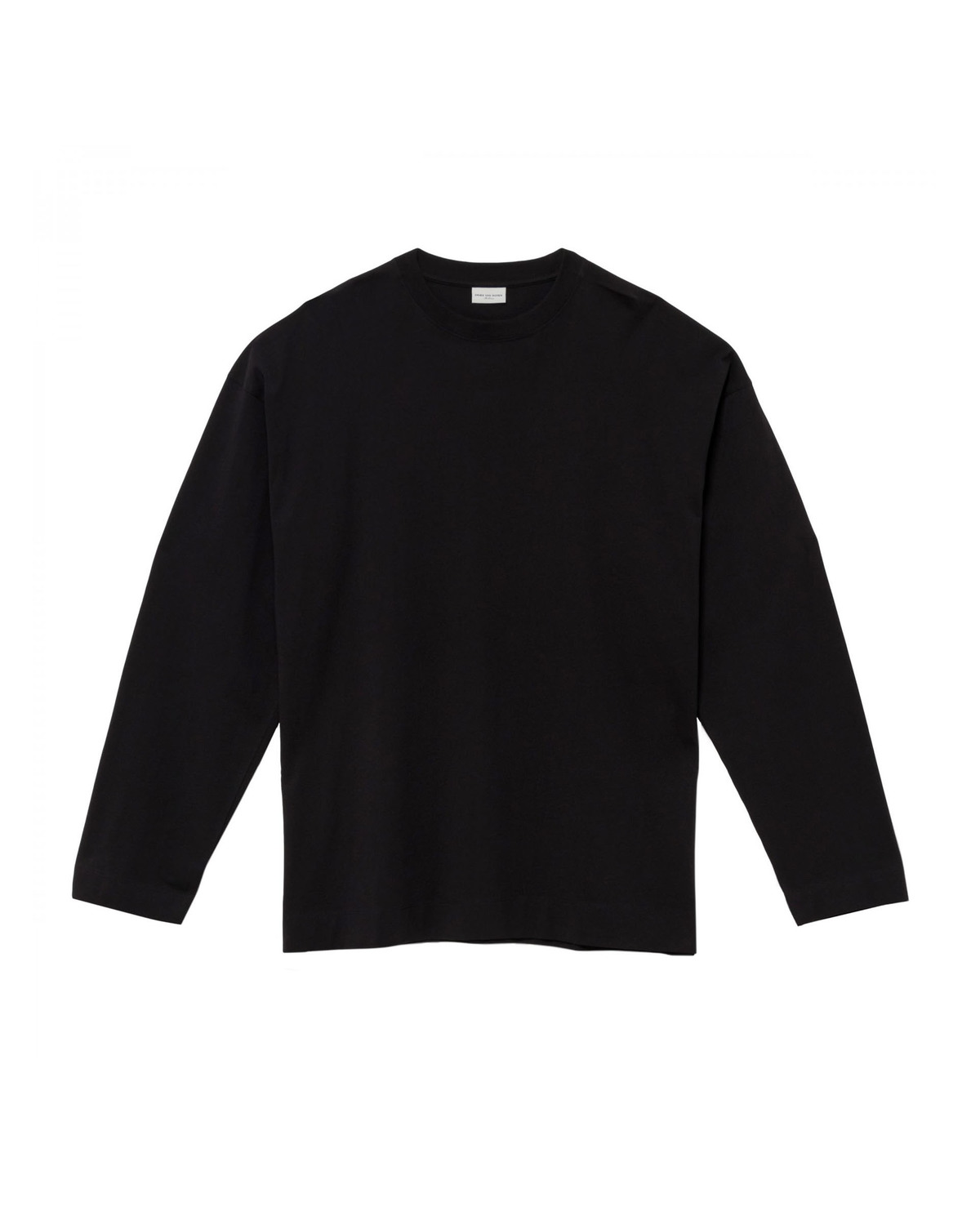 Dries Van Noten★Hemmings ダブルスリーブ Tシャツ Black Dries-Van-Noten---Long-Sleeve-