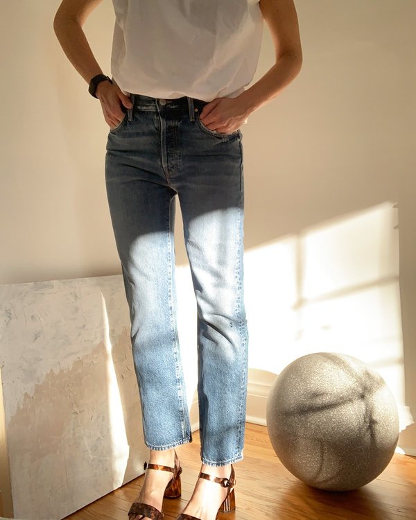 Mother Denim High-waisted Hiker Hover 