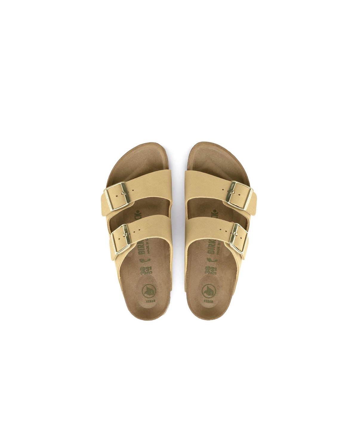 Birkenstock Arizona BF Earthy VEGAN Sandals Latte Cream Garmentory