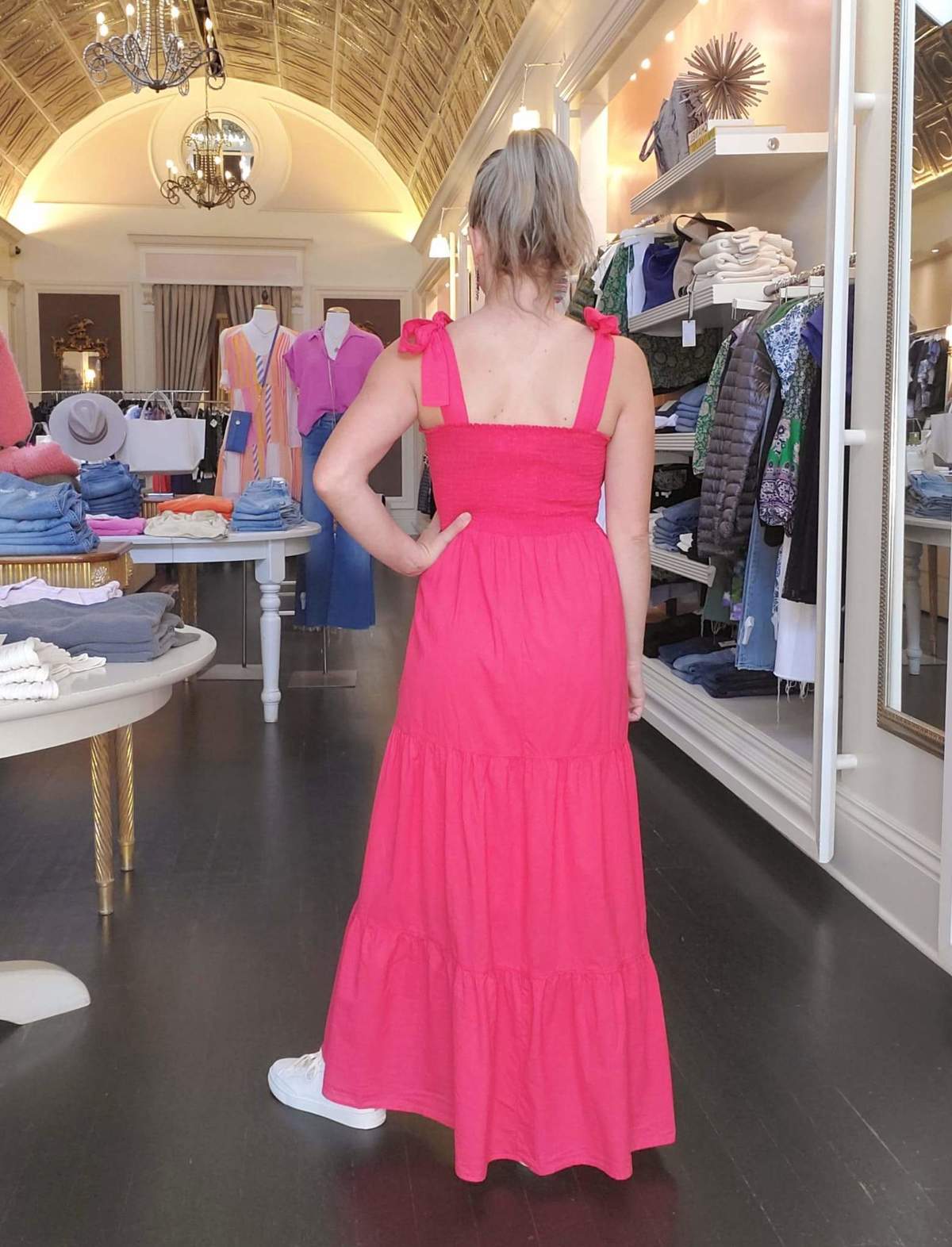 chinese dress ladies Wedtrend Women Green Tiered Bridesmaid Dress V-Neck A-Line Chiffon Wedding Party Guest Dress, Chiffon Color / US2