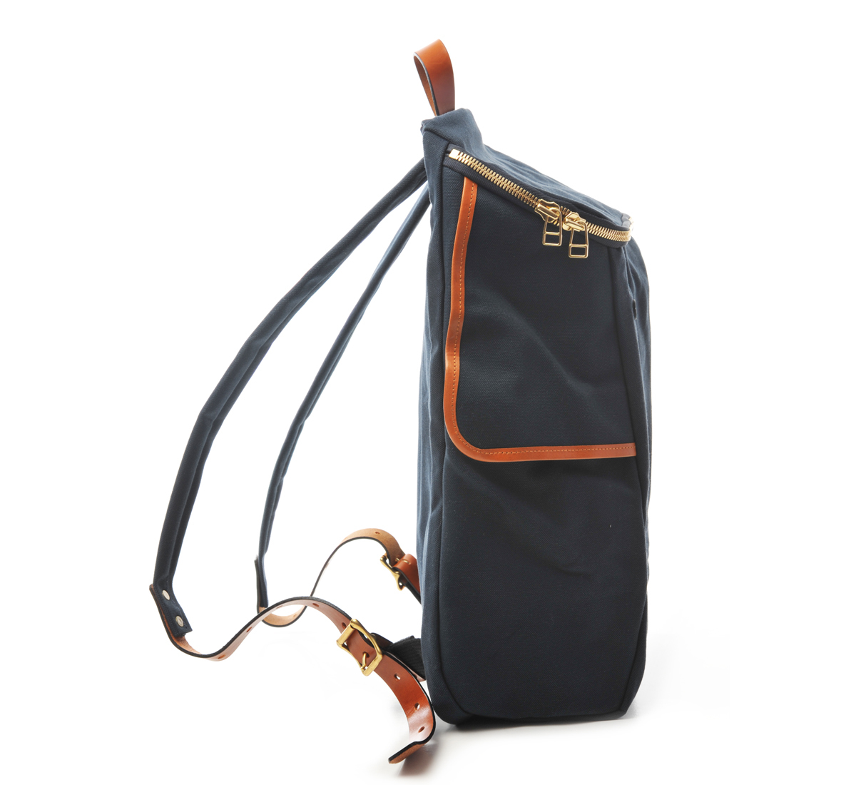 Southern Field Industries Indigo and Tan SF Backpack | Garmentory