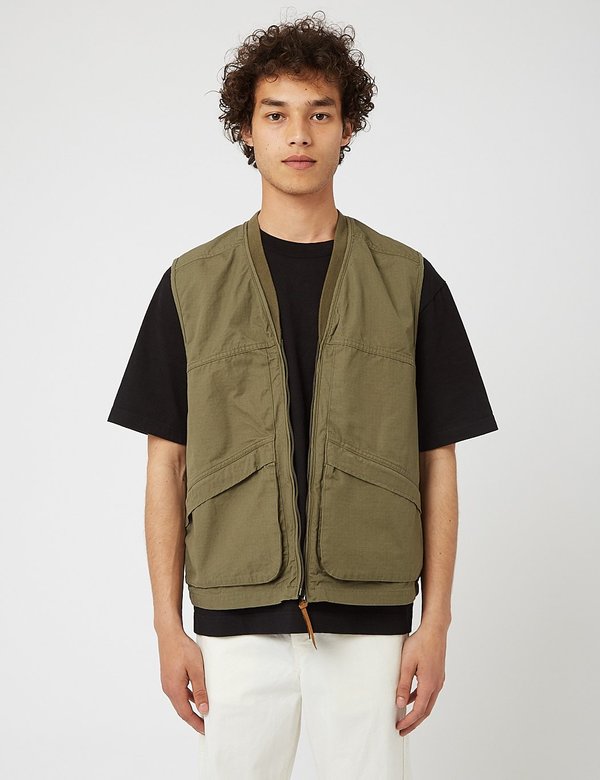 Orslow Utility Vest - Army Green | Garmentory