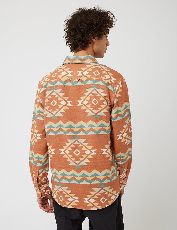Pendleton Beach Shack Plaid Shirt - Terracotta/Blue/Orange Pendleton Beach Shack Plaid Shirt - Terracotta/Blue/Orange