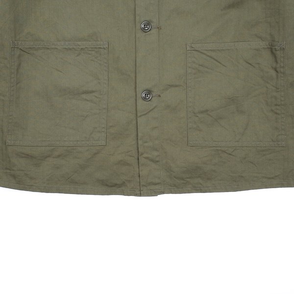 Needles Cotton Herringbone D.n. Coverall Jacket - Olive | Garmentory