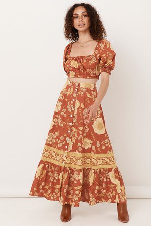 chinese dress ladies Free People Printed Dixie Maxi Dress – Josie's Boutique