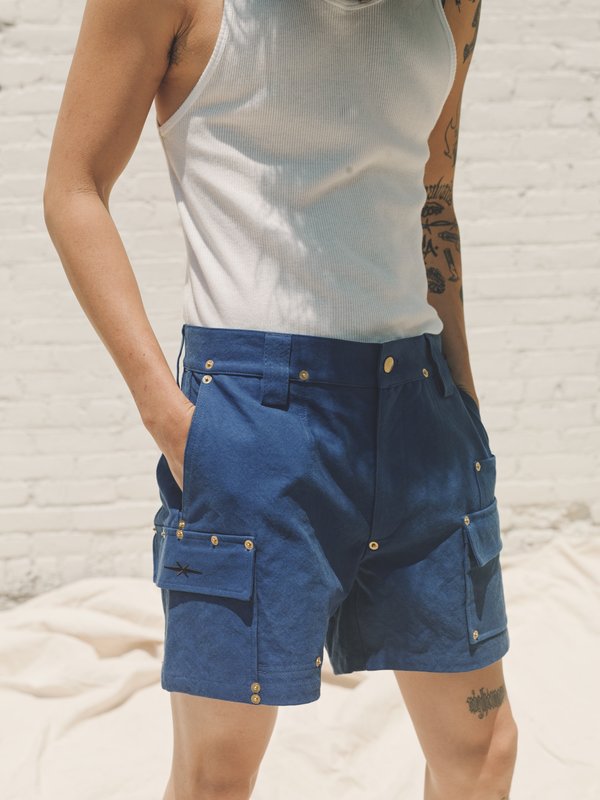 PHIPPS Ranger Cotton Workwear Short - Navy PHIPPS Ranger Cotton Workwear Short - Navy