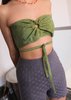 Overdyed Besos Bandeau | Leaf - Thumbnail 3