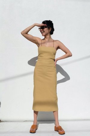white christmas dresses Bec & Bridge Elle Midi Dress (For Hire) – EKOLUV main image 0