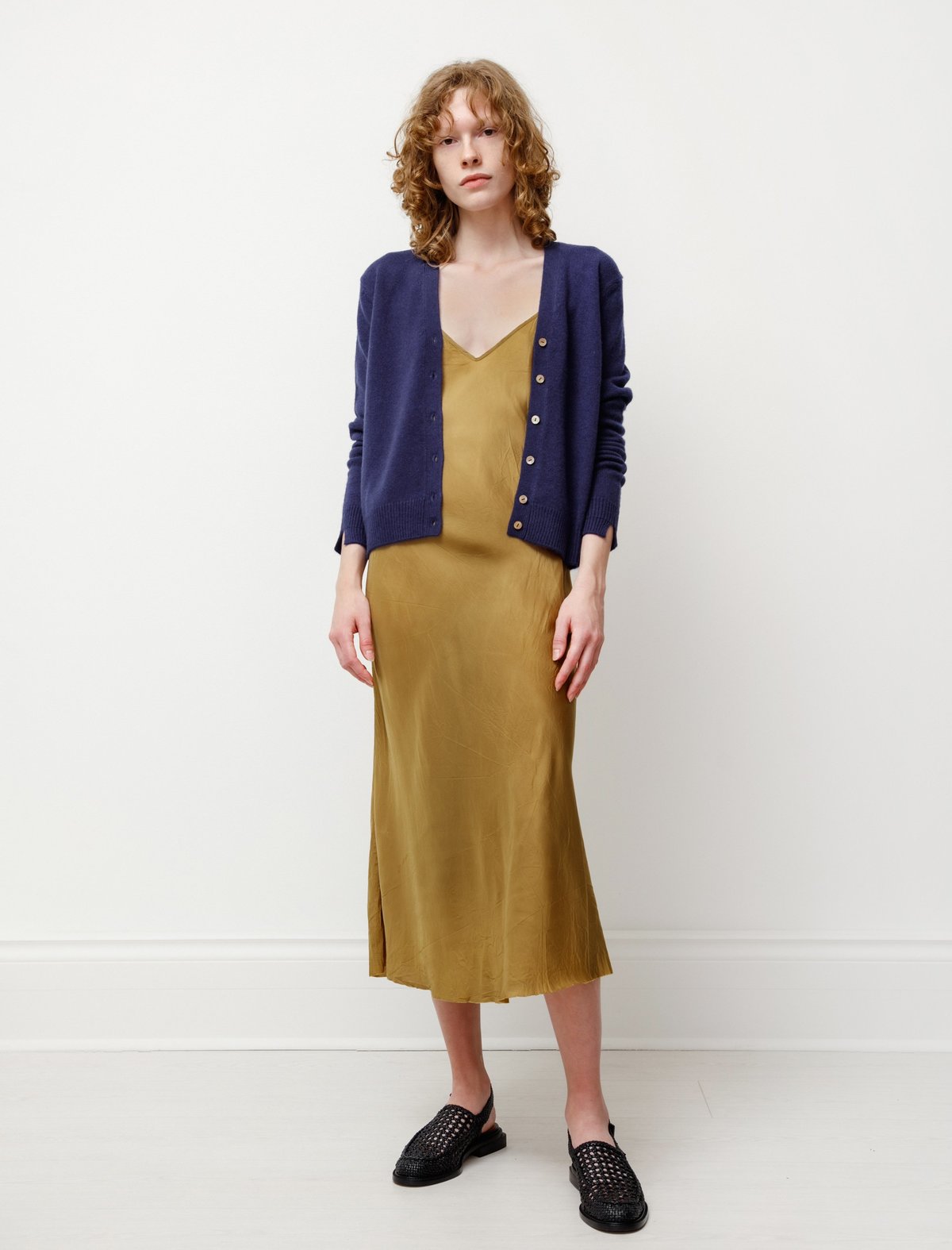 Organic by John Patrick Queen's Cardigan - Indigo - Image 1 of 4