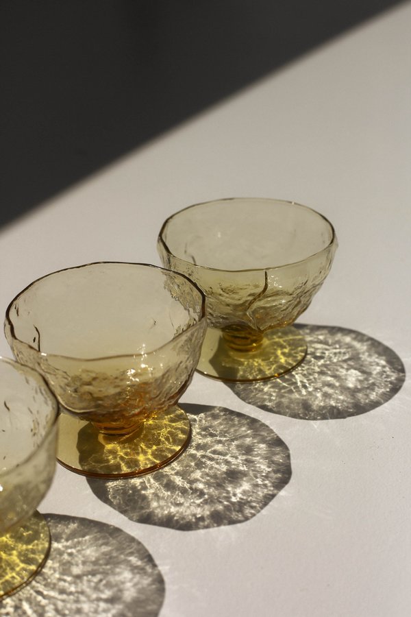 Pre-loved Leigh Collective Crinkle Sundae Cups - yellow Pre-loved Leigh Collective Crinkle Sundae Cups - yellow