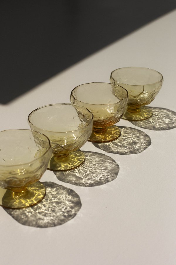 Pre-loved Leigh Collective Crinkle Sundae Cups - yellow Pre-loved Leigh Collective Crinkle Sundae Cups - yellow