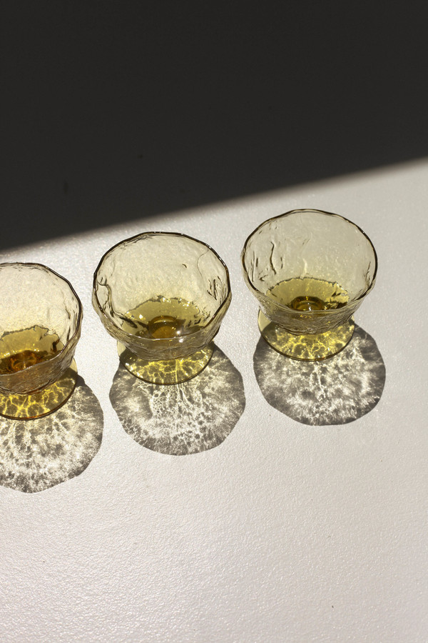Pre-loved Leigh Collective Crinkle Sundae Cups - yellow Pre-loved Leigh Collective Crinkle Sundae Cups - yellow