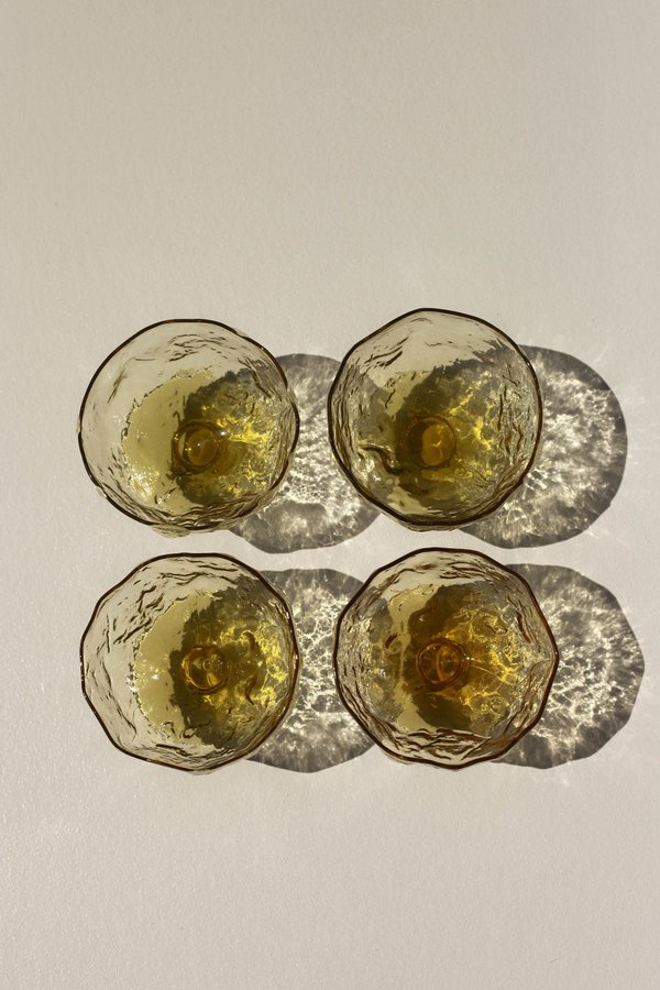 Pre-loved Leigh Collective Crinkle Sundae Cups - yellow Pre-loved Leigh Collective Crinkle Sundae Cups - yellow